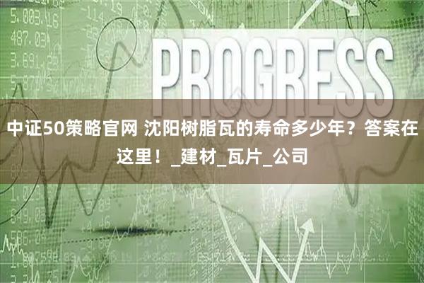 中证50策略官网 沈阳树脂瓦的寿命多少年？答案在这里！_建材_瓦片_公司